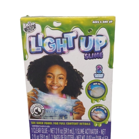 🎁 🆕 DIY Slime Kit  New Anker Art Light Up slime - Picture 1 of 8